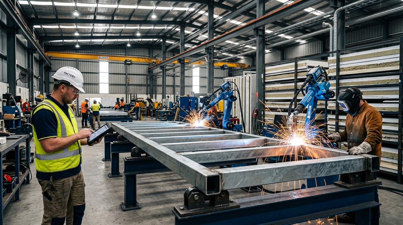 Factory Robotic Welding & Chassis Assembly